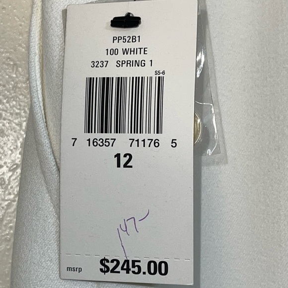 NWT Anne Klein wide leg, high waisted trousers. Size 12 New old stock - Picture 3 of 5